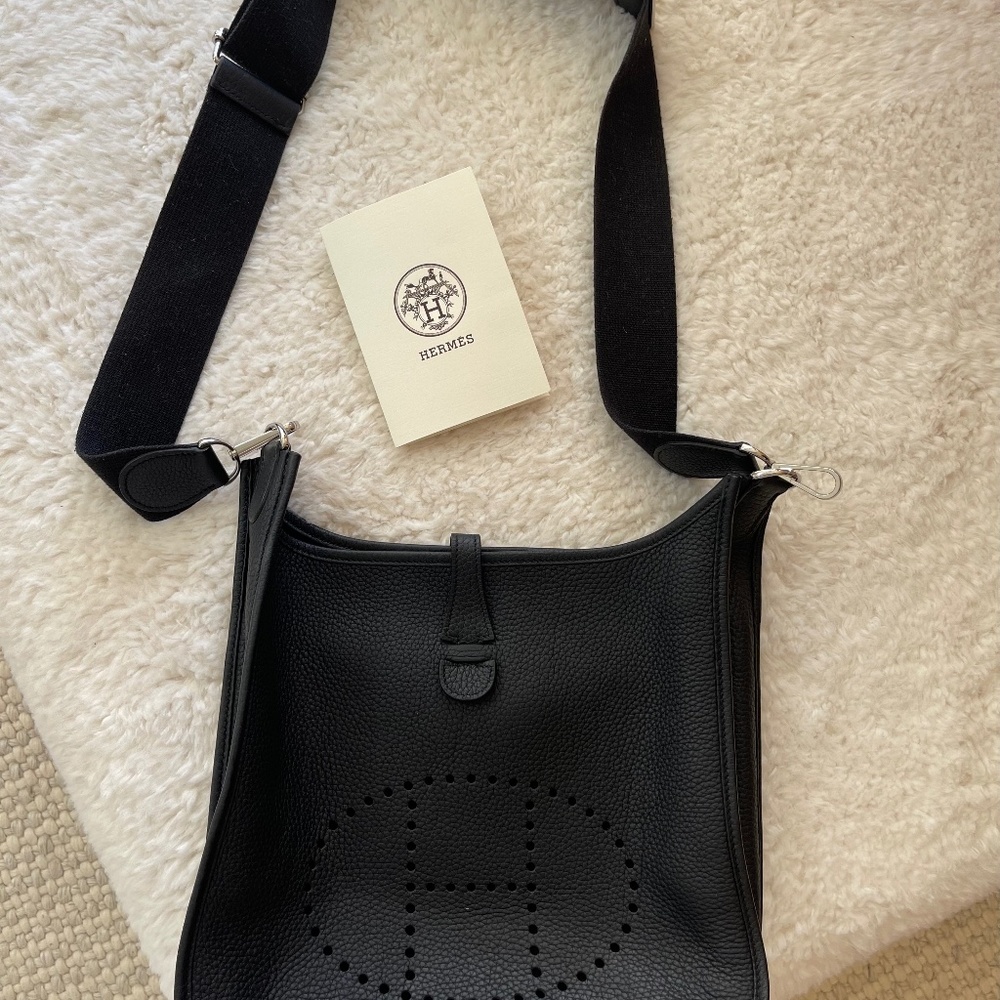 Hermes Evelyn Bag Black